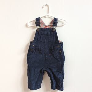 Baby Boden Overalls Boys Sz 3-6m Navy Corduroy Classic